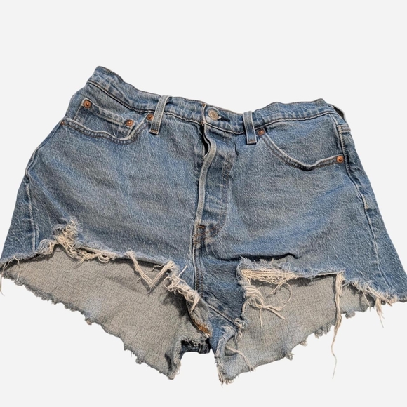 Distressed Denim‎ Women Shorts - Picture 1 of 5